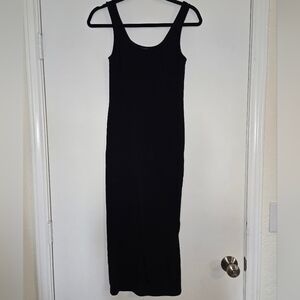 Forever 21 Black Ribbed Scoopneck Dress